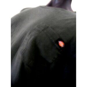 Dickies Shirt Size 2XL Green Long SL Adult WOrkwear Men's Casual Work Tee